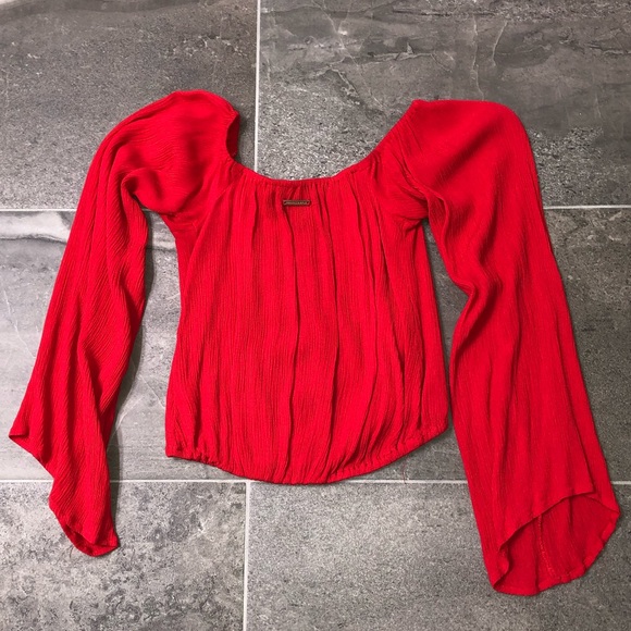 PacSun Kendall + Kylie Bell Sleeve Top, Size XS - Picture 4 of 4